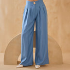 Pantalones Anchos Para Mujer - ROXANZ