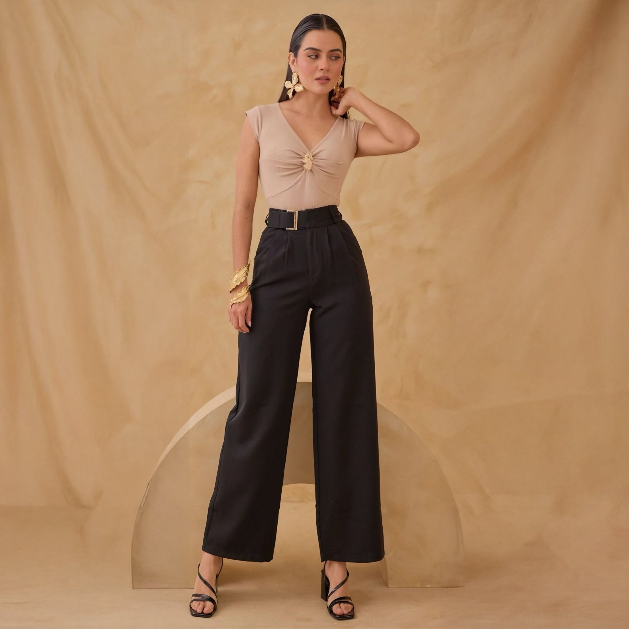 Pantalones Con Cinturilla Ajustable - ROXANZ