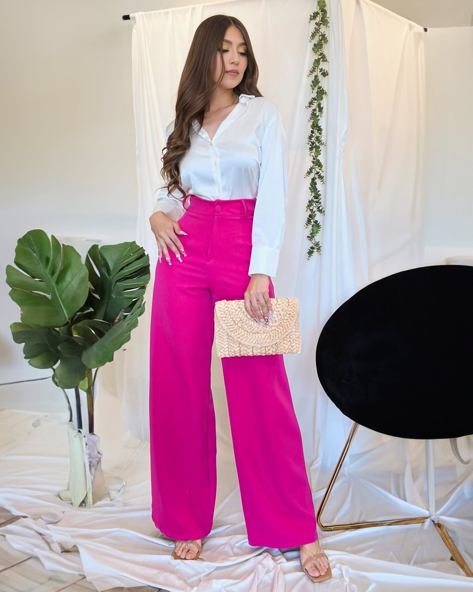 Pantalones de Vestir para Mujer - Elegancia y Confort en Cintura Alta - Roxanz