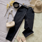 Pantalones Elegantes con Cinturón para Mujer - ROXANZ