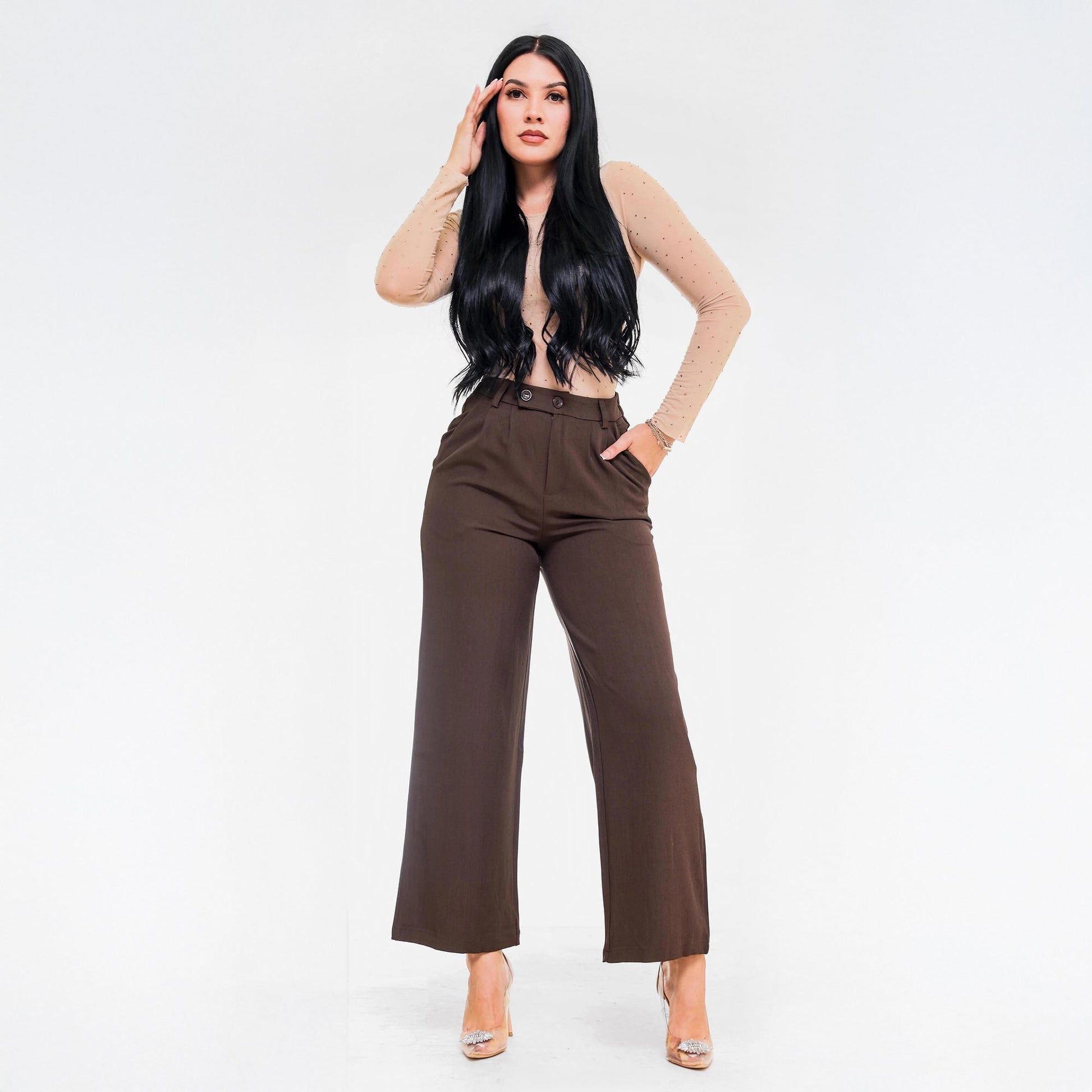 Pantalones Wide Leg - Roxanz