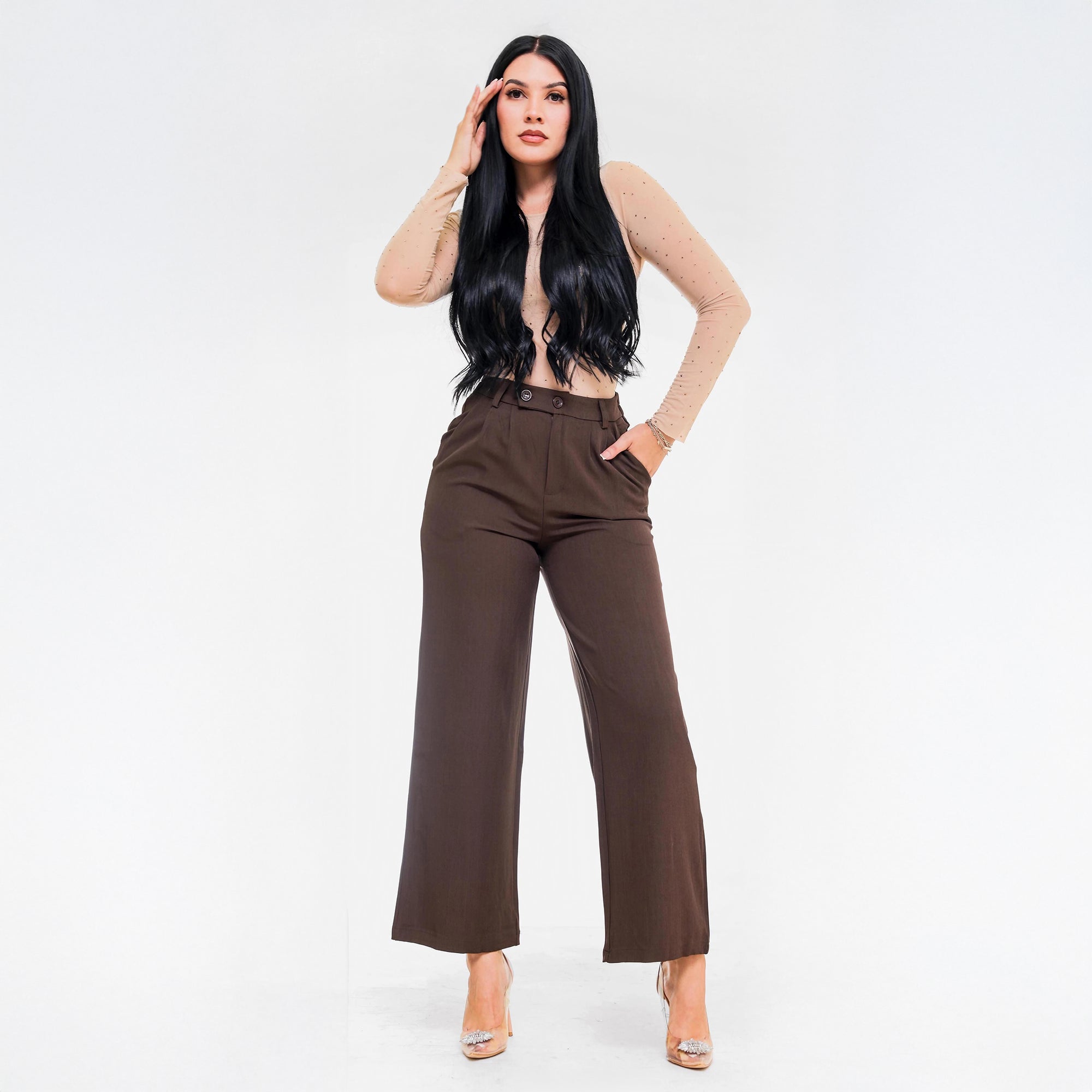 Pantalones Wide Leg - Roxanz