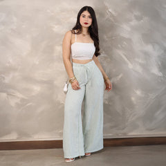 Pantalones Wide Leg de Rayas - ROXANZ