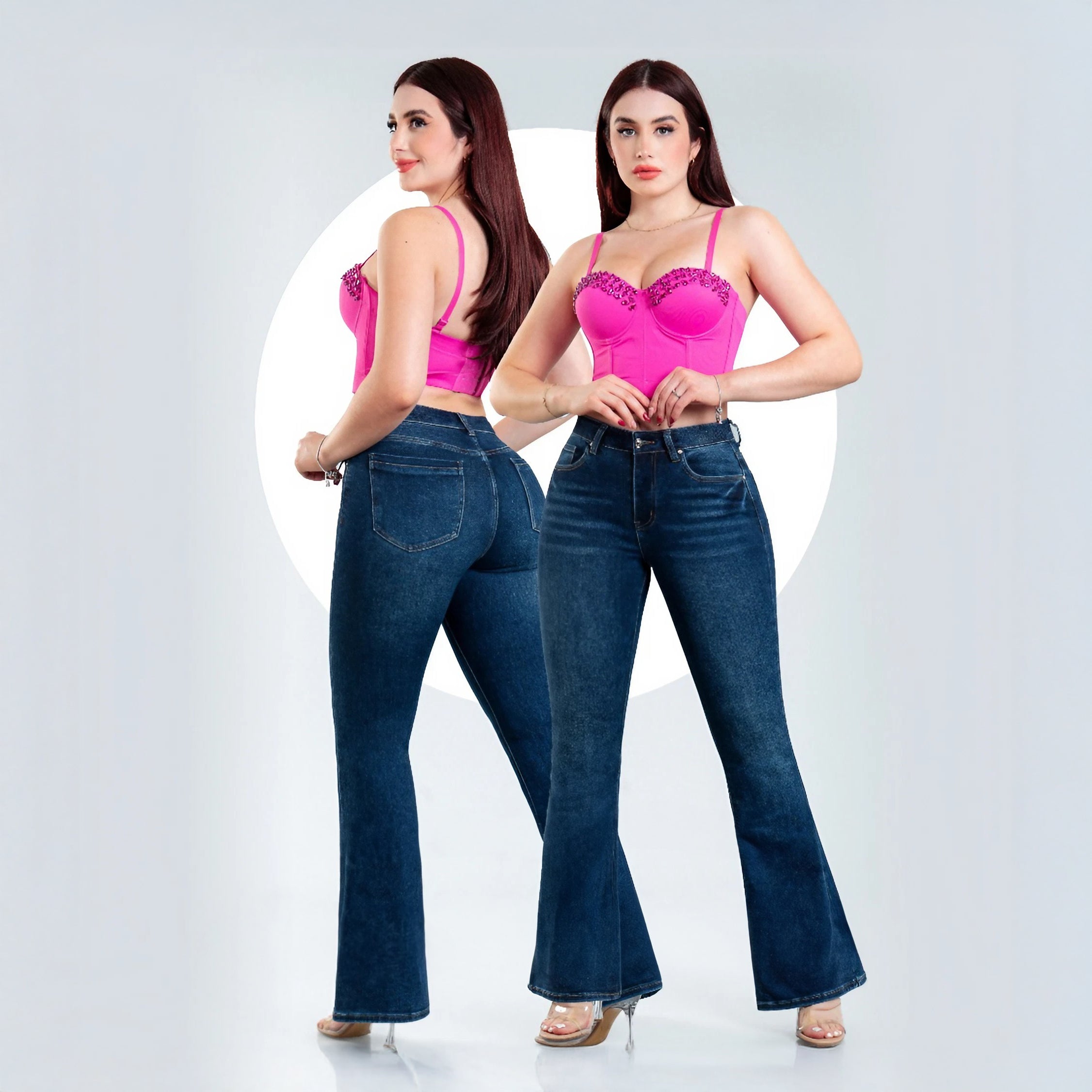 Jeans Acampanados  Michelle Ferrar