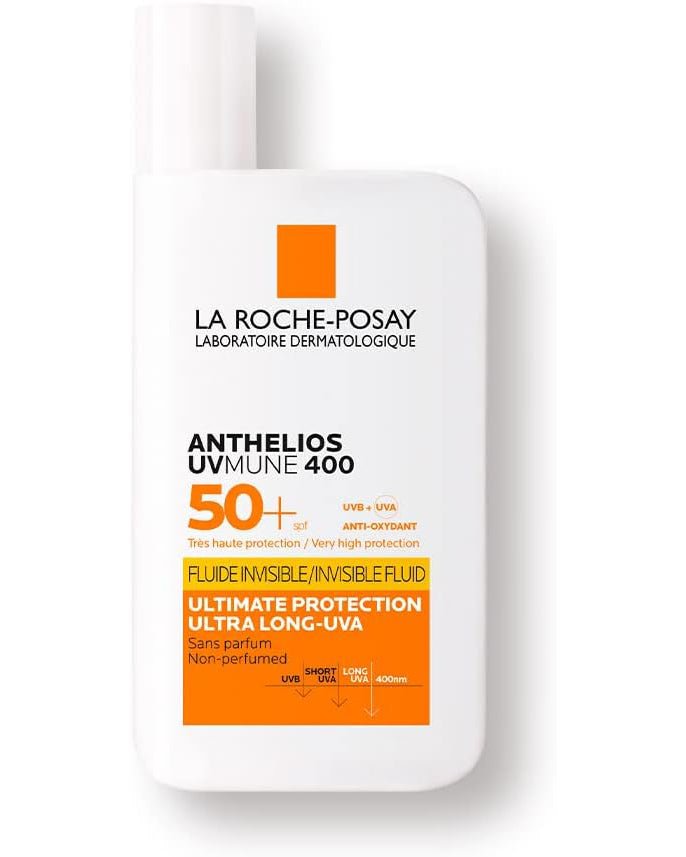 Protector Solar Facial La Roche Posay Anthelios UVMUNE Fluido Invisible para todo tipo de piel FPS50+ 50ml - Roxanz