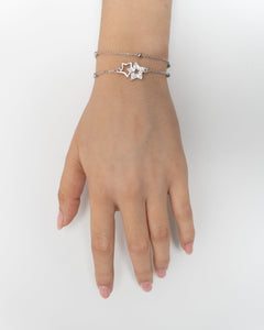 Pulsera Doble Capa Estrella Elegante de Hilo Lujoso - Roxanz