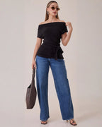 Blusa Hombros Caídos