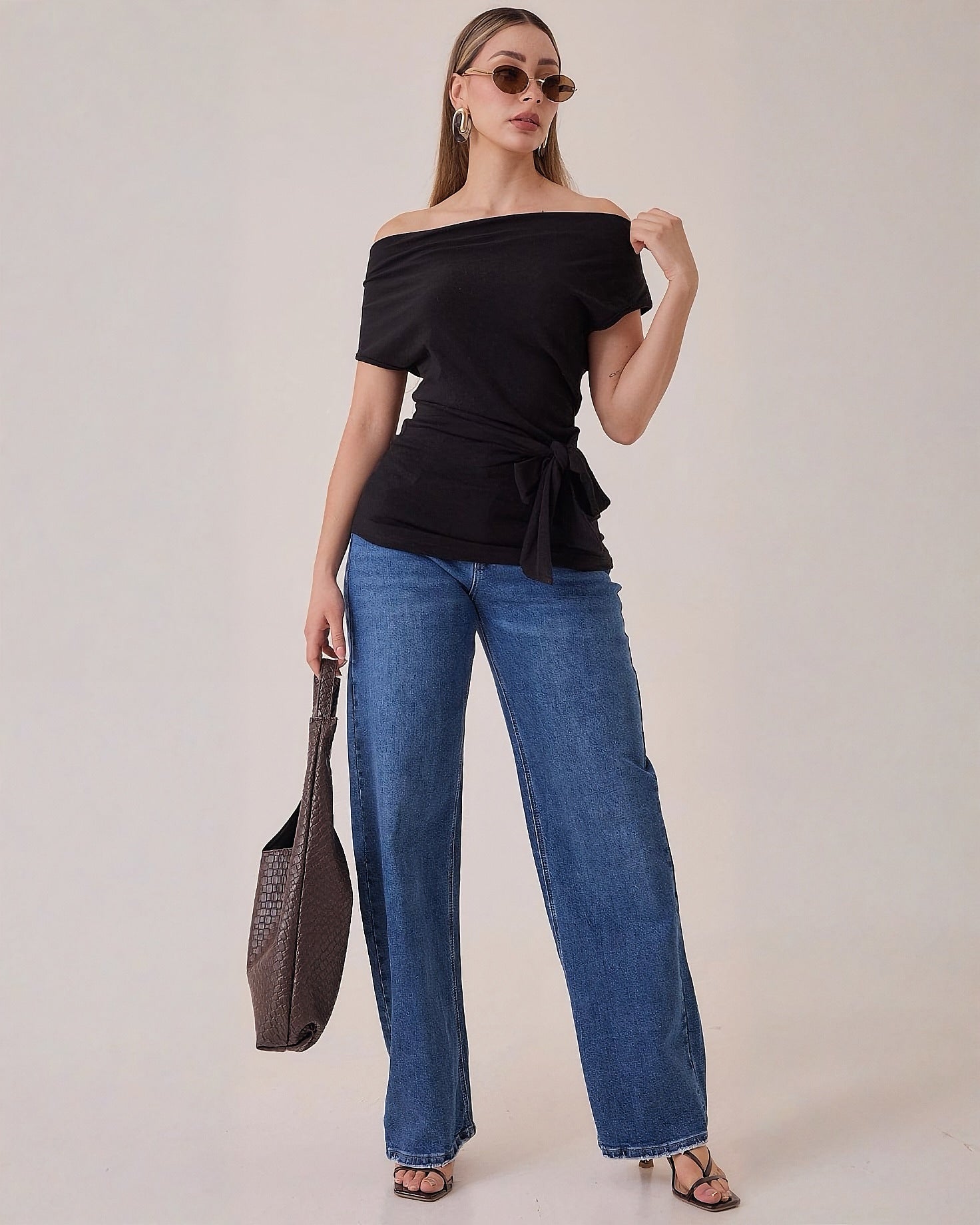 Blusa Hombros Caídos