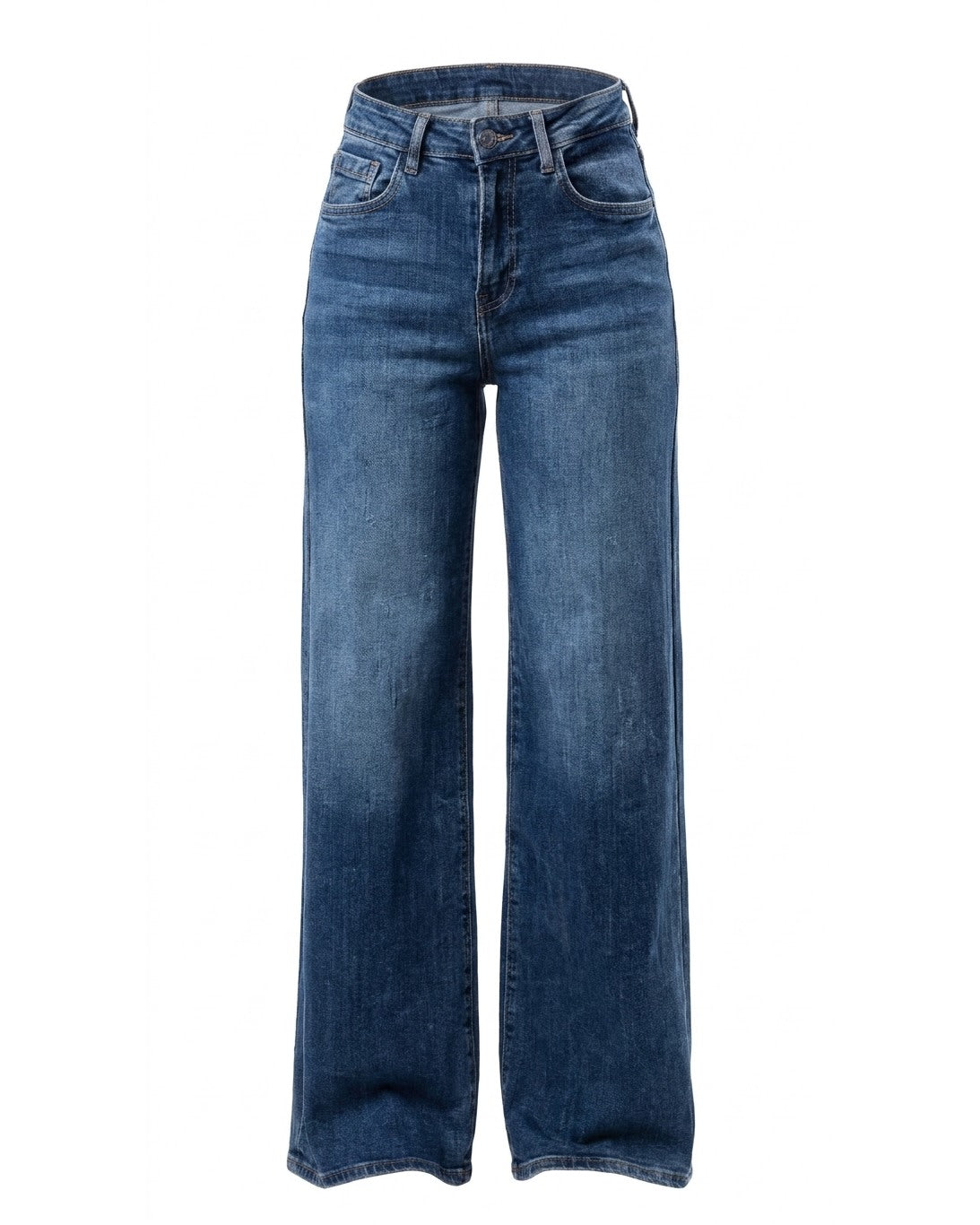 Jeans Palazzo Mezclilla Azul Oscuro