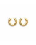 Aretes Dorados Argolla Gruesa