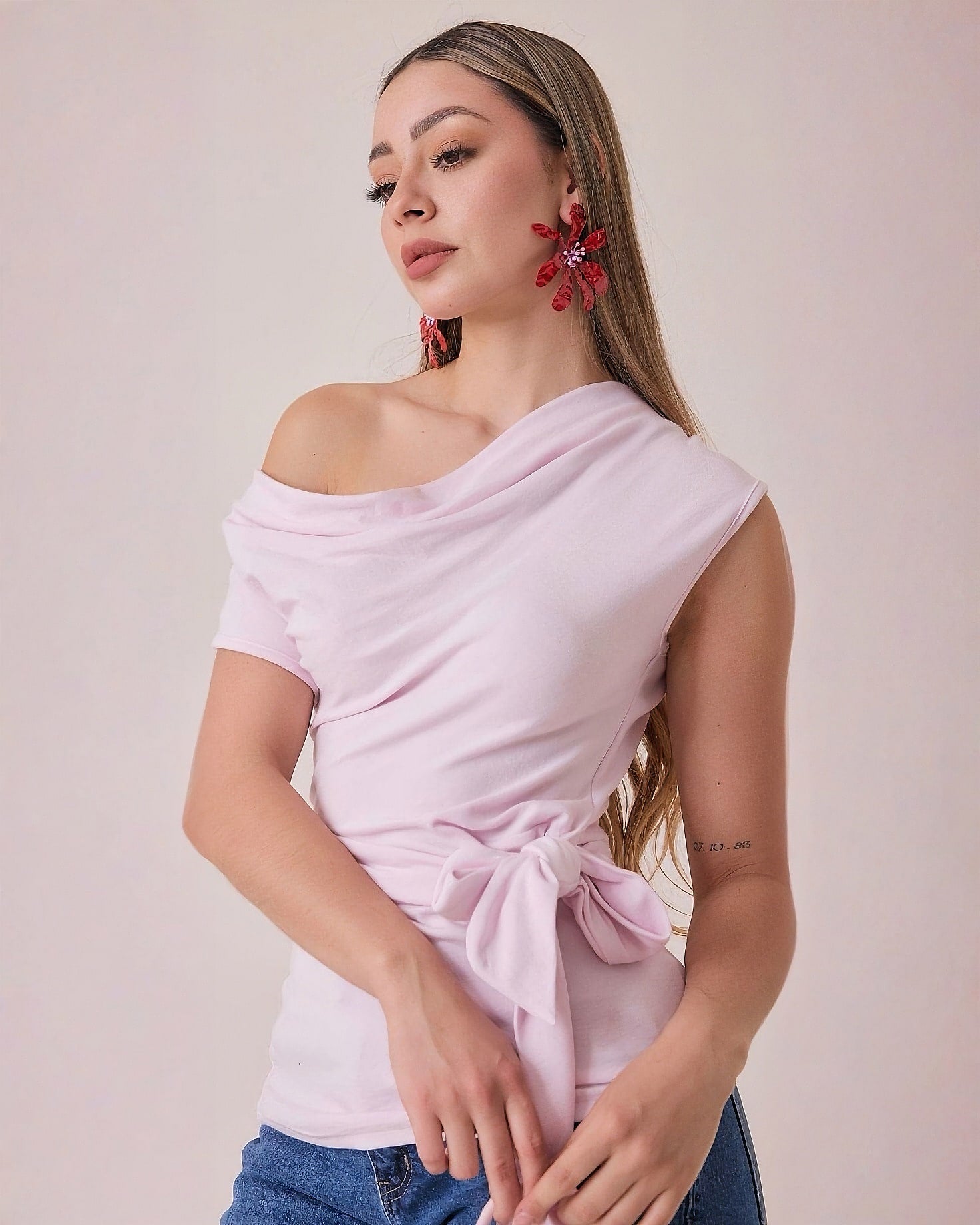 Blusa Hombros Caídos