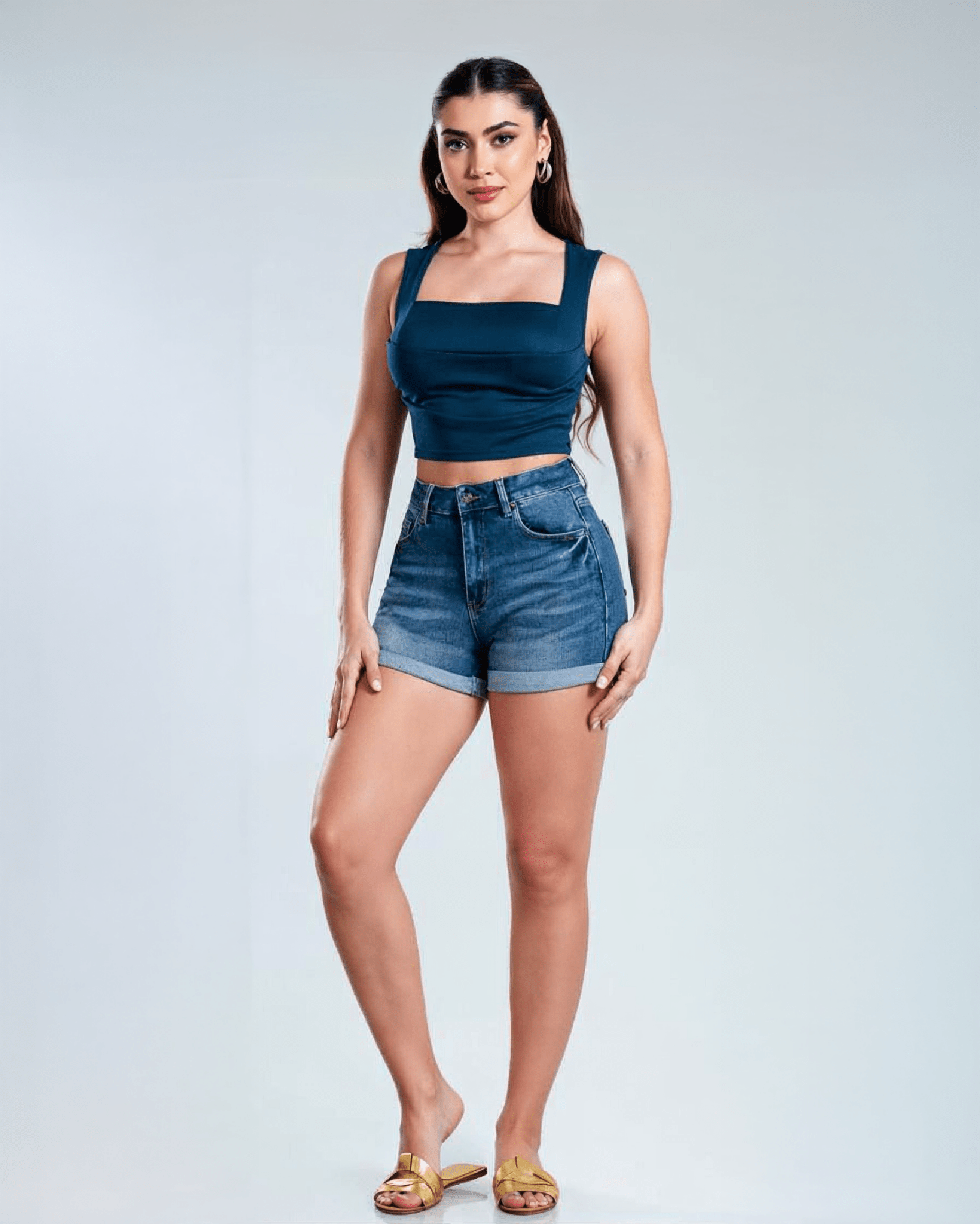 Short de Mezclilla para Mujer Tiro Alto - ROXANZ