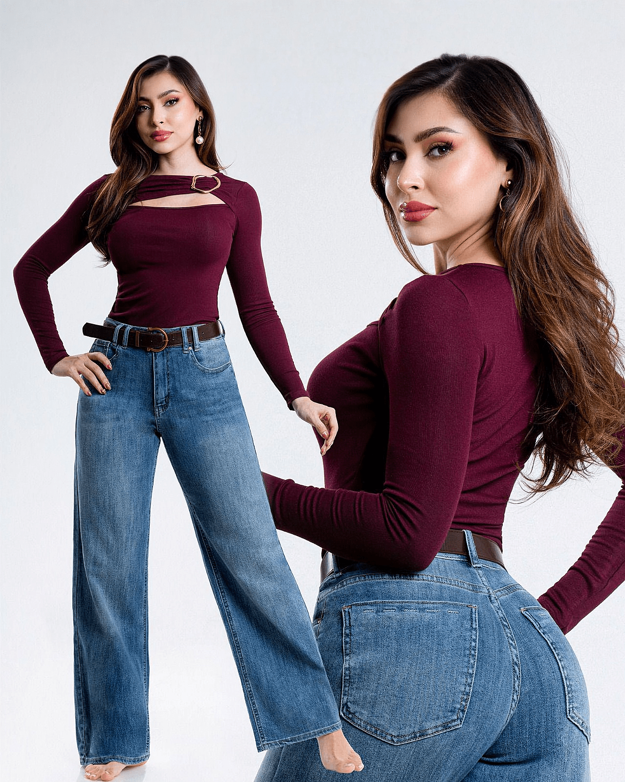 Jeans Wide Leg Confort