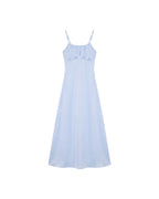 Vestido Satinado Largo Casual