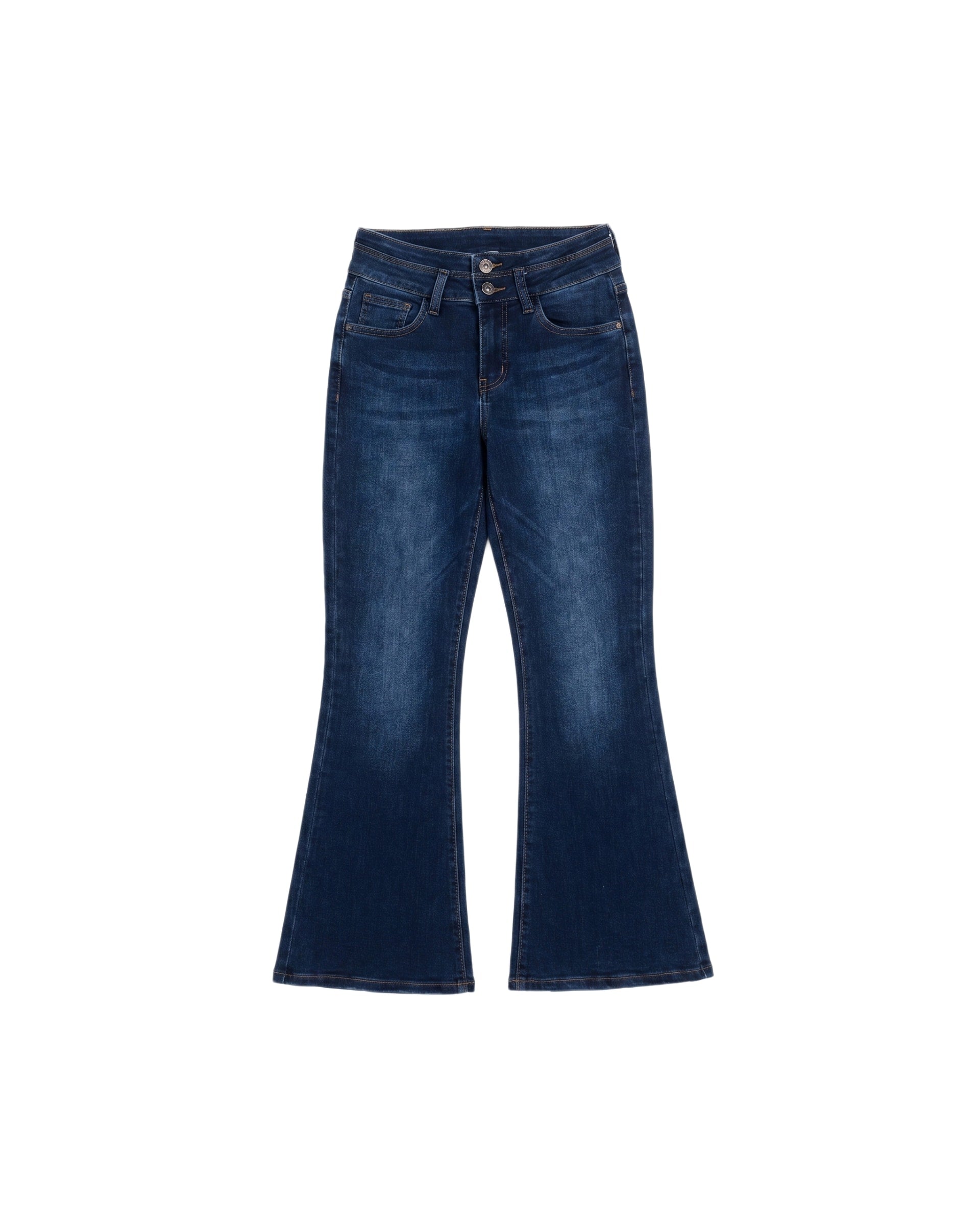 Jeans Bootcut Mezclilla Azul Oscuro