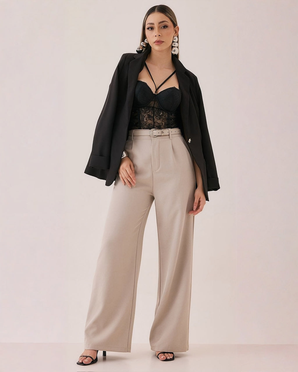Pantalón Wide Leg Liso