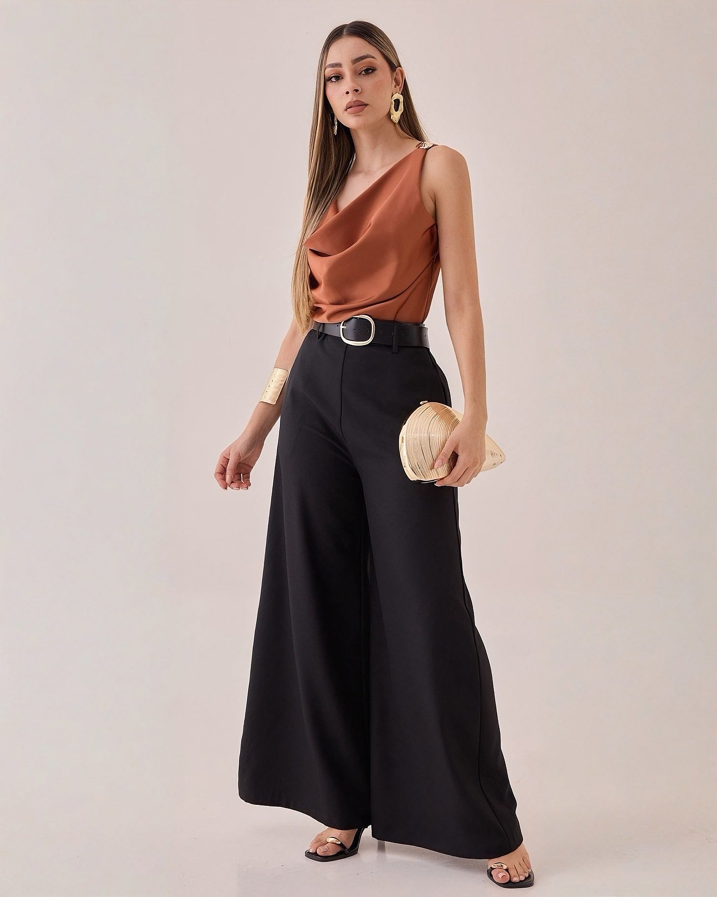 Pantalón Liso Wide Leg