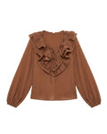Blusa Manga Larga Casual