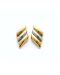 Aretes Dorado Plata Diseño Elevado