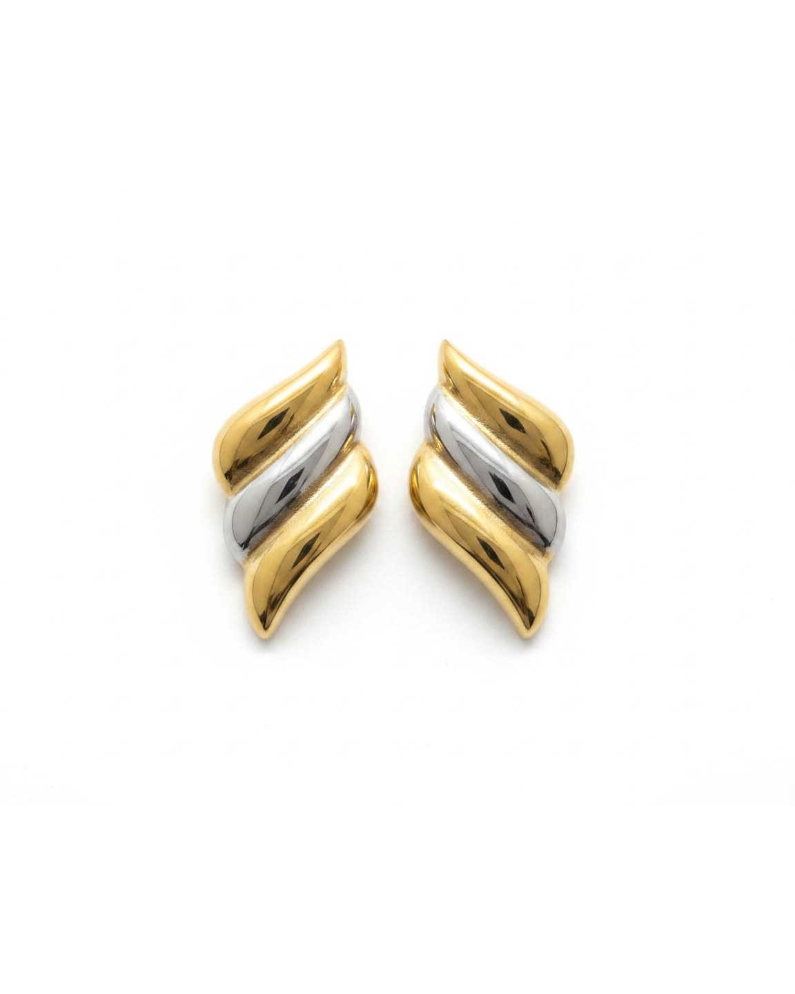 Aretes Dorado Plata Diseño Elevado