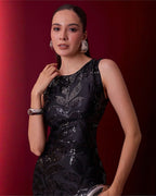 Vestido Largo de Fiesta Elegante con Lentejuelas - ROXANZ