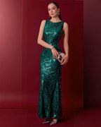 Vestido Largo de Fiesta Elegante con Lentejuelas - ROXANZ