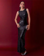 Vestido Largo de Fiesta Elegante con Lentejuelas - ROXANZ