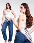 Jeans Barrel Balloon Mezclilla Azul