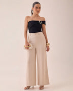 Top Asimétrico Hombro Descubierto