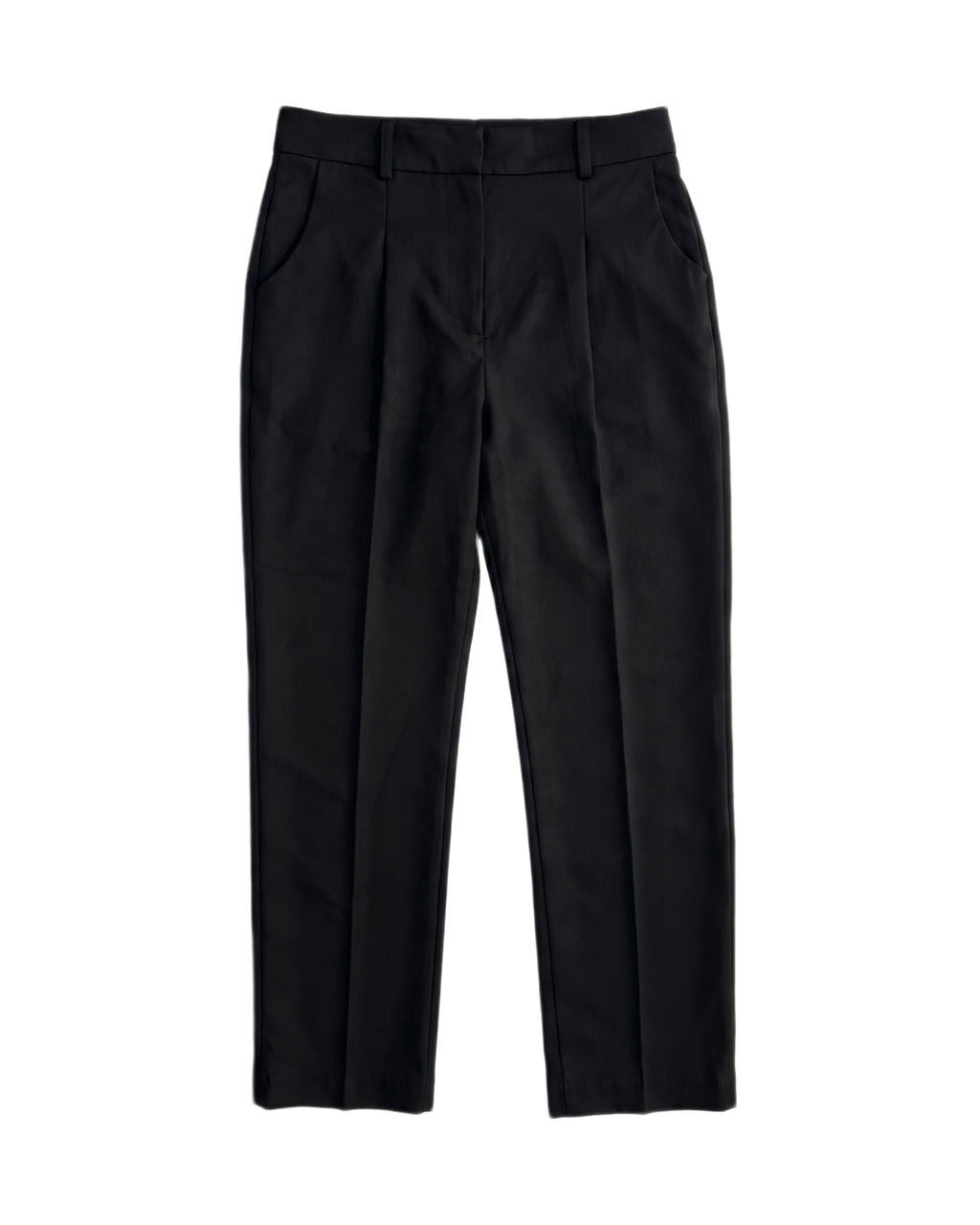 Pantalón Vestir Plisado Beige Negro Celeste