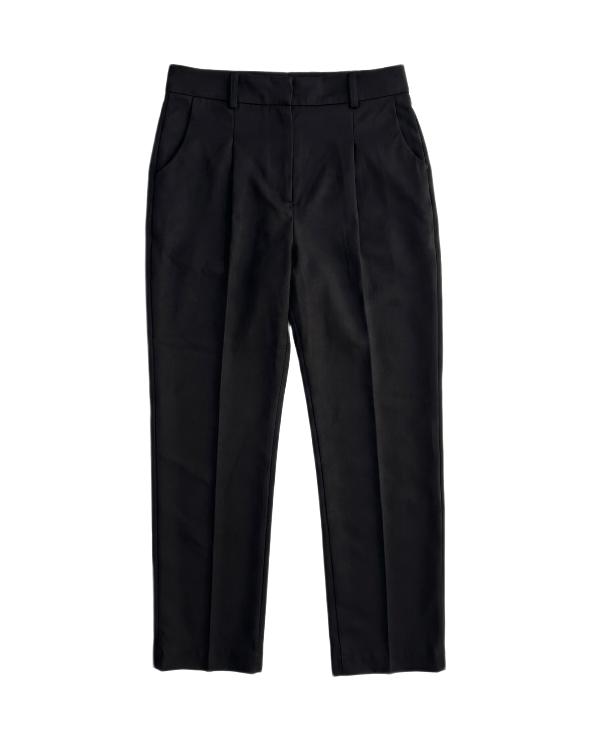 Pantalón Vestir Plisado Beige Negro Celeste