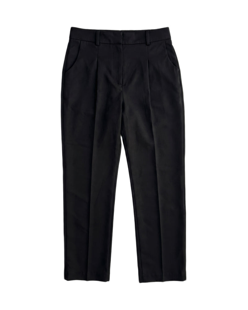 Pantalón Vestir Plisado Beige Negro Celeste S/L/M Negro