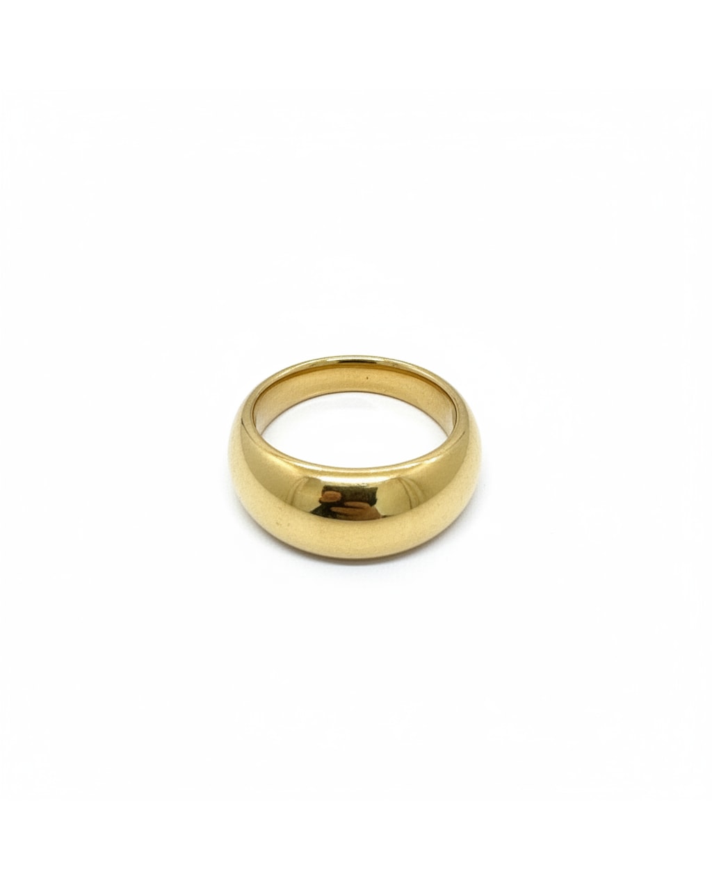 Anillo Dorado Robusto Liso