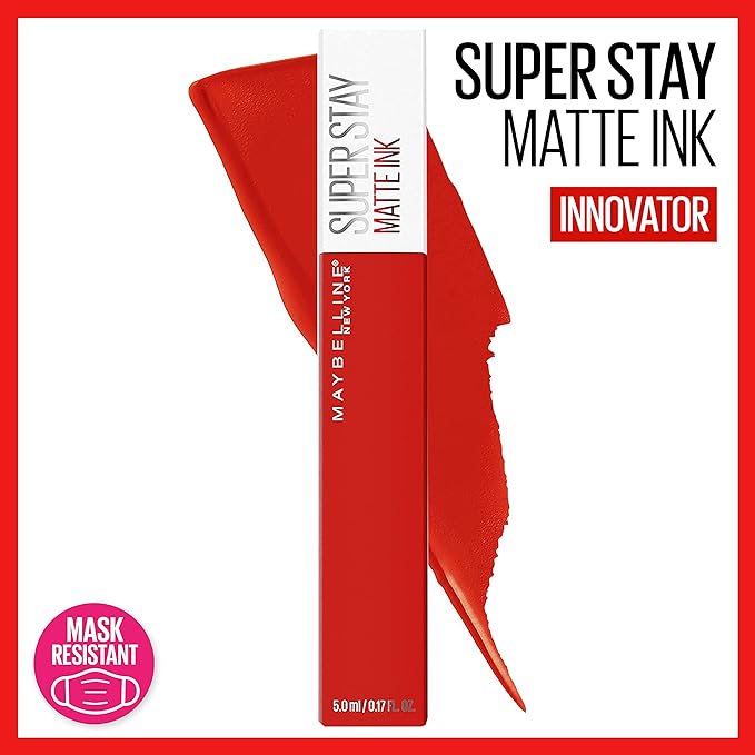 Maybelline Labial líquido matte de larga duración, Superstay Matte Ink spiced Edition 5g - Roxanz