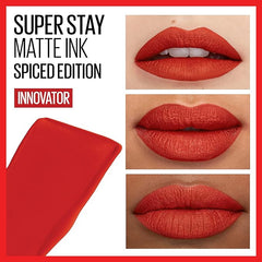 Maybelline Labial líquido matte de larga duración, Superstay Matte Ink spiced Edition 5g - Roxanz