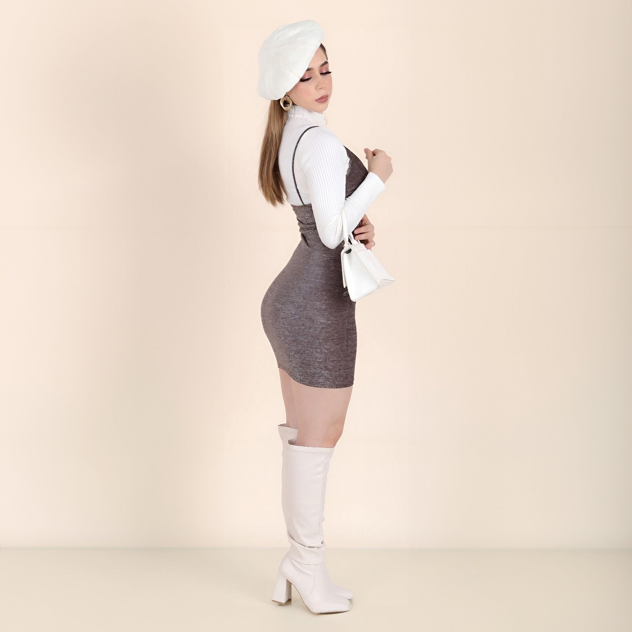 Vestido de Tirantes Brilloso - Roxanz